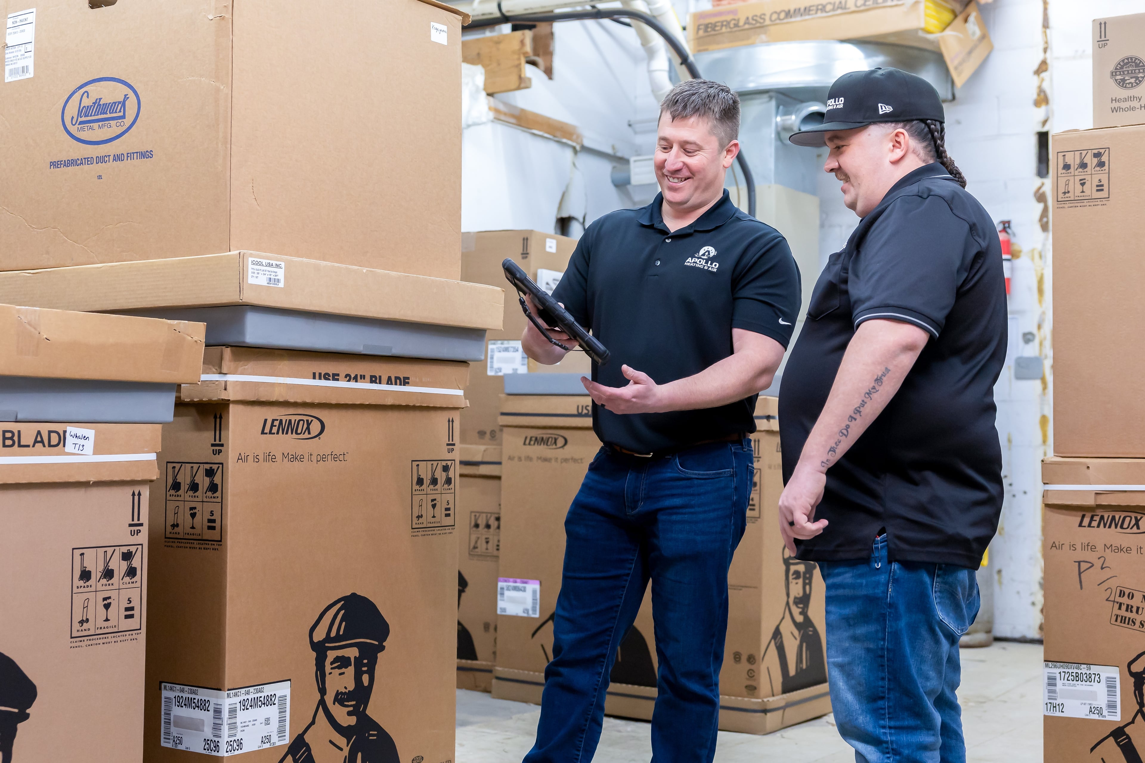 hvac company video and photo shoot